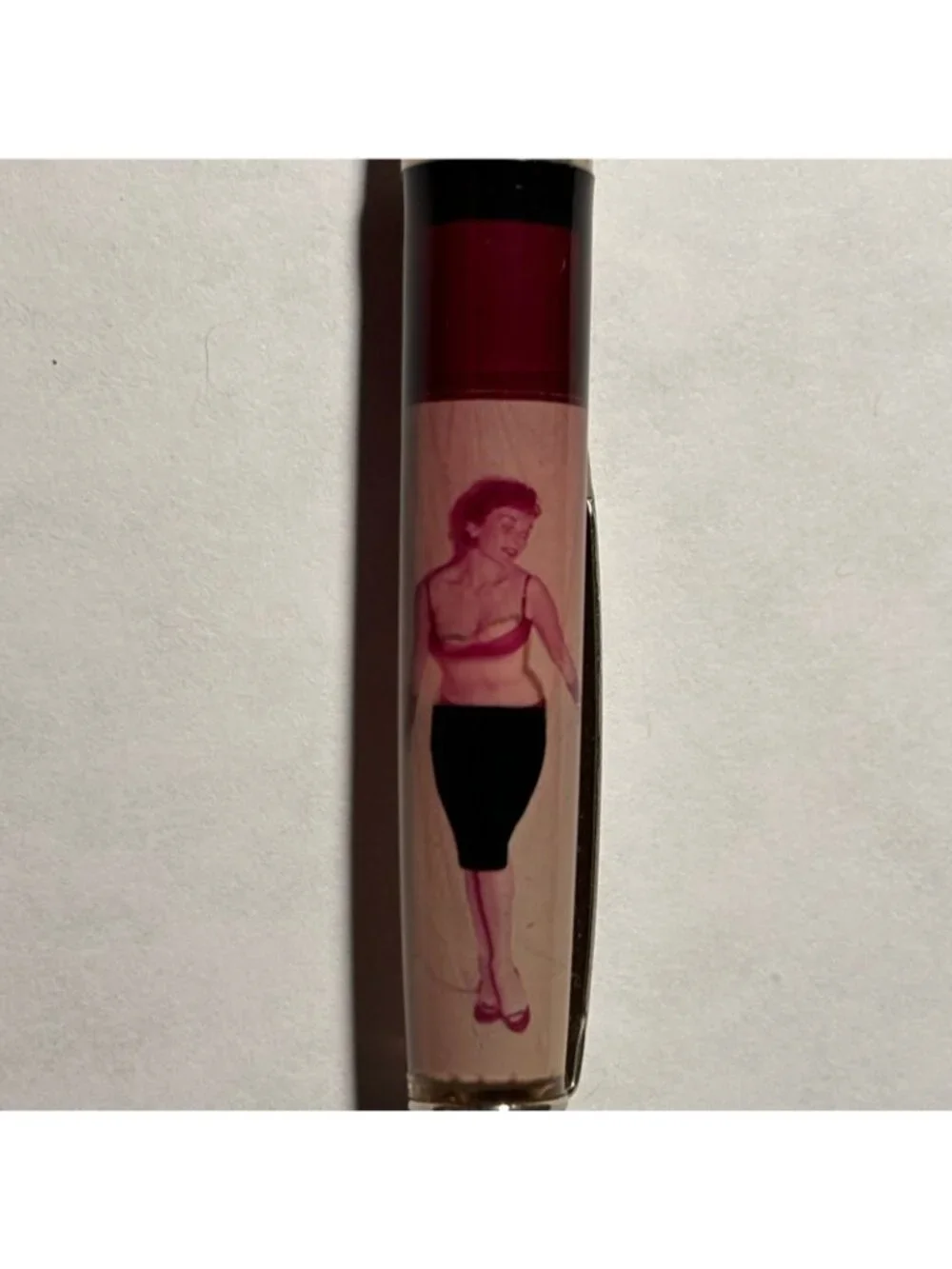 Female Model Stripper Floaty Pencil Pinup Woman Girl Vintage Advertise Texas Oil